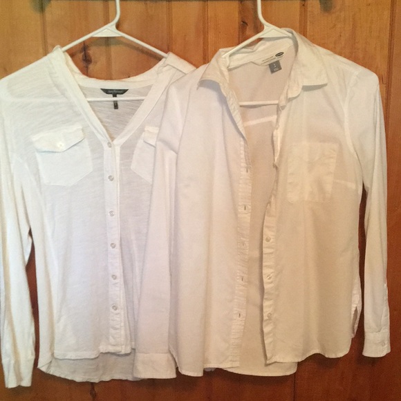 White button up lot - Picture 1 of 1